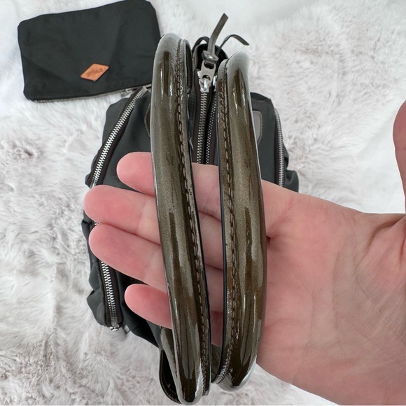 MZ Wallace Jane Bedford Tote Handbag Grey Green - Picture 7 of 10